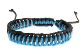 Bransoletki - Bransoletka Ze Sznurka Niebiesko Czarna - miniaturka - grafika 1