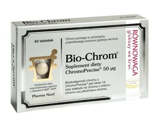 Pharma Nord APS Bio-Chrom Dia 60 szt. - Witaminy i minerały Pharma Nord APS Bio-Chrom Dia 60 szt. - Witaminy i minerały - miniaturka - grafika 1