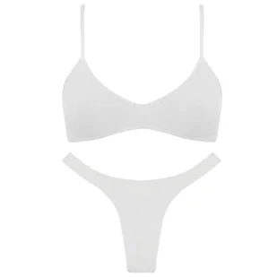 Bawełniany komplet bielizny jednokolorowy - Komplety bielizny Bawełniany komplet bielizny jednokolorowy - Komplety bielizny - miniaturka - grafika 1