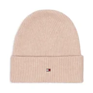Czapki damskie - Tommy Hilfiger Czapka z dodatkiem wełny - miniaturka - grafika 1