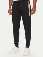 Spodnie sportowe męskie - BOSS Spodnie dresowe Authentic 50540654 Czarny Regular Fit - miniaturka - grafika 1
