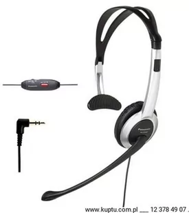 Panasonic KX-TCA430 (RP-TCA430E-S) słuchawka nagłowna - Telefony stacjonarne - miniaturka - grafika 1