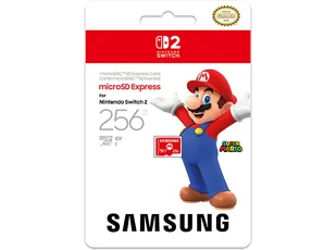 Karta pamięci NINTENDO Switch 2 microSD Express card 256 GB Samsung Czerwony - Akcesoria do Nintendo - miniaturka - grafika 1