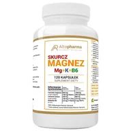 Witaminy i minerały - ALTO PHARMA Skurcz Magnez Mg+K+B6 120 Kapsułek - miniaturka - grafika 1