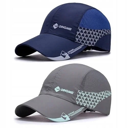 CZAPKA SPORTOWA Z DASZKIEM UNISEX SZYBKOSCHNĄCA UV DO BIEGANIA WĘDRÓWEK