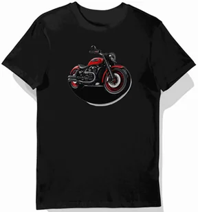 Koszulka męska czarna Stylowa California Moto Guzzi XL - Koszulki męskie - miniaturka - grafika 1