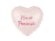 Wieczór panieński i kawalerski - Balon foliowy serce Wieczór Panieński - 45 cm - 1 szt. - miniaturka - grafika 1