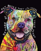 Malowanie po numerach - Piesek Pitbull - miniaturka - grafika 1