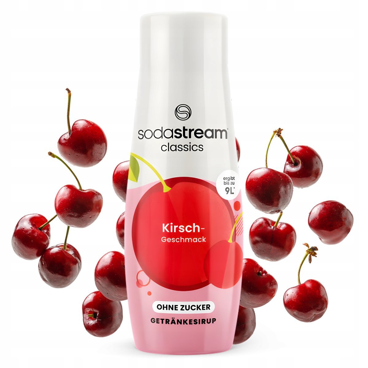 Syrop Koncentrat SodaStream Wiśnia bez Cukru do Saturatora niemiecki 440 ml