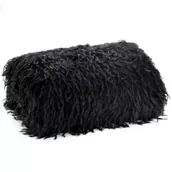 Koce - Koc futrzany Adore 130x170 czarny - miniaturka - grafika 1