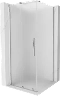 Kabiny prysznicowe - Mexen Velar kabina prysznicowa rozsuwana 100x100 cm, szron, chrom - 871-100-100-31-01 - miniaturka - grafika 1