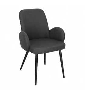 Krzesło Labby szare ciemne - Krzesła - miniaturka - grafika 1