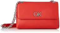 Torebki damskie - Calvin Klein Damskie krzyżówki Re-Lock Ew Conv Crossboody, jeden rozmiar, Czerwony aurora, Rozmiar Uniwersalny - miniaturka - grafika 1