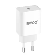 Ładowarki do telefonów - BWOO ładowarka sieciowa BO-CDA119 20W wall charger USB-C - miniaturka - grafika 1