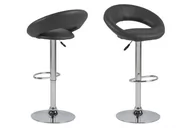 Taborety i hokery - Hocker ACTONA Plump, ciemnoszary, 100x56x50 cm - miniaturka - grafika 1