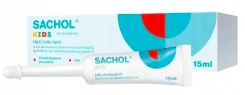 BAUSCH & LOMB POLSKA SP. Z O.O. BAUSCH & LOMB POLSKA SP Z O.O Sachol Kids Żel na afty 15 ml