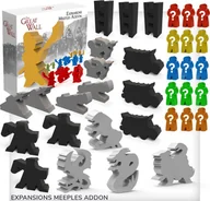 Akcesoria do gier planszowych - Rebel, Gra Wielki Mur Expansions Meeple Addon Dodatek - miniaturka - grafika 1
