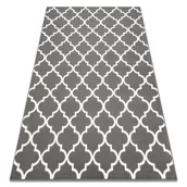 Dywany - Dywan BCF Morad TRELIS koniczyna marokańska - antracyt, szary, 60x110 cm - miniaturka - grafika 1
