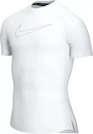 Koszulki i topy damskie - Nike Mens M NP DF Tight TOP SS T-Shirt, biały/czarny/czarny, 2XL - miniaturka - grafika 1