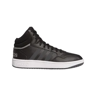 Damskie Buty ADIDAS HOOPS 3.0 MID GW5456 – Czarny - Półbuty damskie - miniaturka - grafika 1