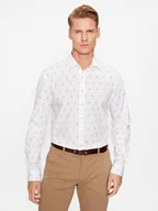 Koszule męskie - Guess Koszula M3YH35 W8BX1 Biały Slim Fit - miniaturka - grafika 1