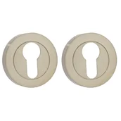 Szyldy i rozety - Schaffner Rozeta podklamkowa do wkładki Roxa/Mila Nikiel Satyna - miniaturka - grafika 1