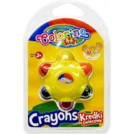 Przybory szkolne - Colorino Kredki świecowe Gwiazdka Kids 6 kolorów Patio - miniaturka - grafika 1
