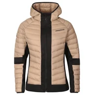 Kurtki i kamizelki sportowe damskie - Kurtka damska Progress Jannu Rozmiar: L / Kolor: brązowy/czarny - miniaturka - grafika 1