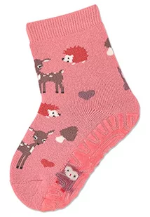 Sterntaler Baby-Mädchen FLI Soft skarpety ze zwierzętami leśnymi, różowe, normalne - Skarpetki damskie - miniaturka - grafika 1