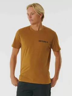 Koszulki dla chłopców - Rip Curl BRAND ICON GOLD koszulka męska - XXL - grafika 1
