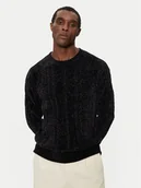 Swetry męskie - Guess Sweter M4BR25 Z3HH2 Czarny Regular Fit - miniaturka - grafika 1