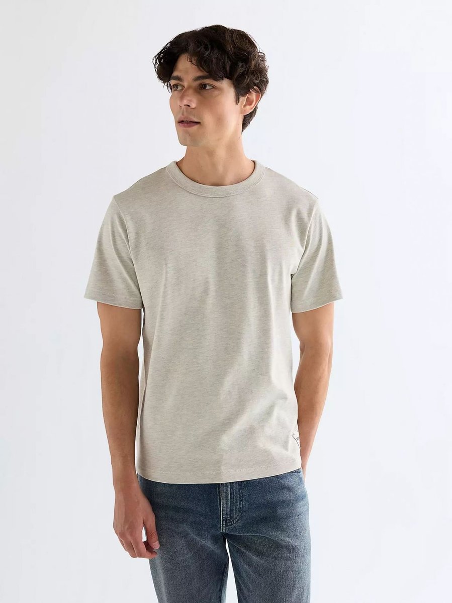 T-shirt męskie wrangler 112378012 oat meal