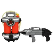 Zawieszki dla dzieci i niemowląt - Pistolet na wodę Premium z duzym zbiornikiem-pleca - miniaturka - grafika 1