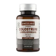 Witaminy i minerały - SINGULARIS Superior colostrum liofilizowane 30 % Ig G 500 mg, 60kaps. >>  od 49zł  << - miniaturka - grafika 1