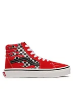 Buty dla dziewczynek - Vans Tenisówki Sk8-Hi VN000D5FIZQ1 Czerwony - miniaturka - grafika 1