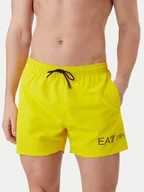 Kąpielówki męskie - EA7 Emporio Armani Szorty kąpielowe 7M002000 AF13049 M2047 Żółty Regular Fit - miniaturka - grafika 1