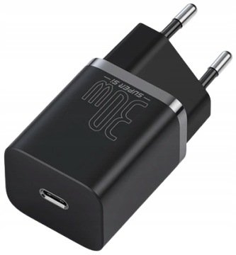 Baseus Szybka Ładowarka Sieciowa Do Telefonu Zasilacz Usb-c Typ-c 30W Pd Qc