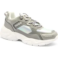 Buty dla dziewczynek - HUGO KIDS Sneakersy - miniaturka - grafika 1