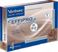 Artykuły przeciw pasożytom - VIRBAC EFFIPRO Spot-On pies XL 40-60 kg pipeta 4 x 4,02ml - miniaturka - grafika 1
