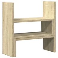 Akcesoria na biurko - vidaXL Organizer na biurko, regulowany, dąb sonoma, 40x17x41 cm - miniaturka - grafika 1