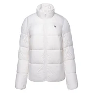 Kurtki damskie - Damska Kurtka ocieplana GUESS NEW CLAUDIA LIGHT PUFFER JACKET V4YL03WFUD0-D001 – Biały - miniaturka - grafika 1