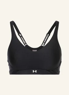 Under Armour Biustonosz Sportowy Ua Infinity 2.0 Z Siateczką schwarz - Biustonosze - miniaturka - grafika 1