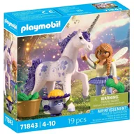 Klocki - Playmobil Jednorożec do kolekcjonowania: Lucky Lavender z wróżką 71843 - miniaturka - grafika 1