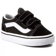 Trampki damskie - Vans Tenisówki Old Skool V VN000D3YBLK Black - miniaturka - grafika 1