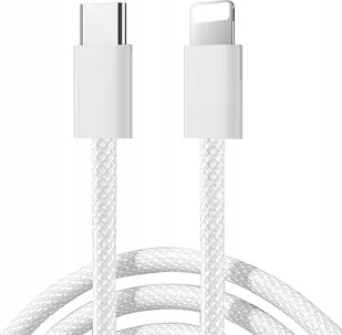 Kabel Joyroom S-A45 Ben Series 30W USB-C / Lightning w oplocie 1m biały - Kable USB - miniaturka - grafika 1