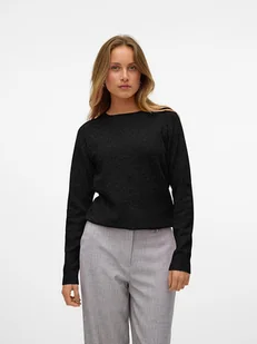 Vero Moda Sweter w kolorze czarnym - Swetry damskie - miniaturka - grafika 1