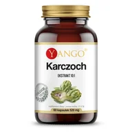 Suplementy naturalne - YANGO Karczoch - ekstrakt 10:1 - 60 kapsułek YANGO 9D92-387BE - miniaturka - grafika 1