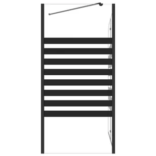 Parawan wannowy w paski, 120x68x130 cm, szkło hartowane - Parawany nawannowe - miniaturka - grafika 7