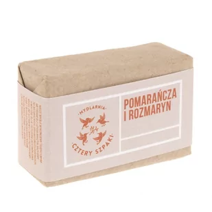 Naturalne mydło Pomarańcza i Rozmaryn 4szpaki SS005 - Mydła - miniaturka - grafika 1
