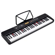 Instrumenty klawiszowe - Keyboard V-TONE VK 200-61L Czarny - miniaturka - grafika 1